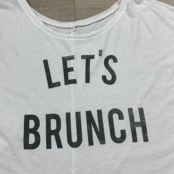 Signorelli “Let’s Brunch” White Tee - Picture 4 of 9